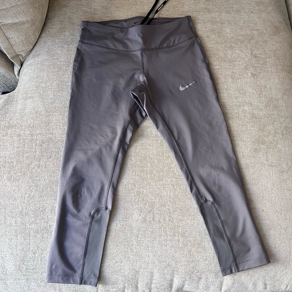 Nike Running grey 3/4 leggings